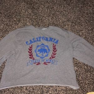 California Crop long sleeve
